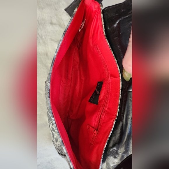 Jeanne Lottie Faux Snakeskin Fendi Inspired Handbag - Picture 2 of 13